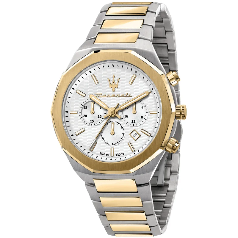 Men's Quartz Watches for Retro Charm-MASERATI, STILE CHRONOGRAPH