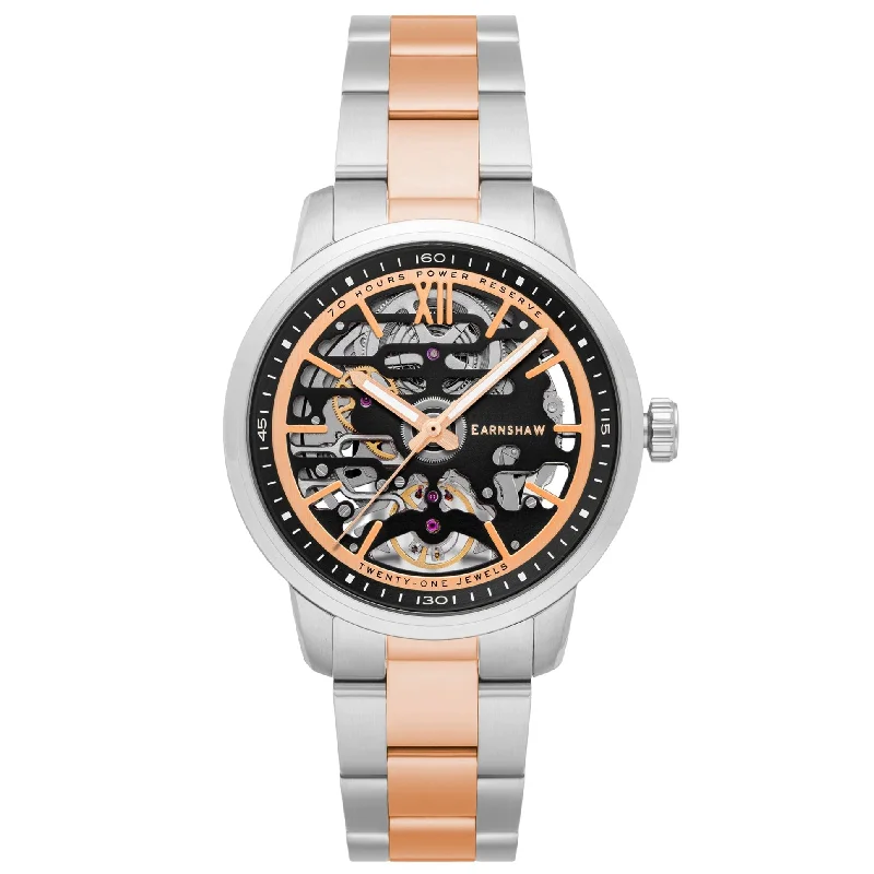 Men's Wedding Design Dress Watches for Groomsmen-Thomas Earnshaw Babbage High Beat Watch ES-8274-33