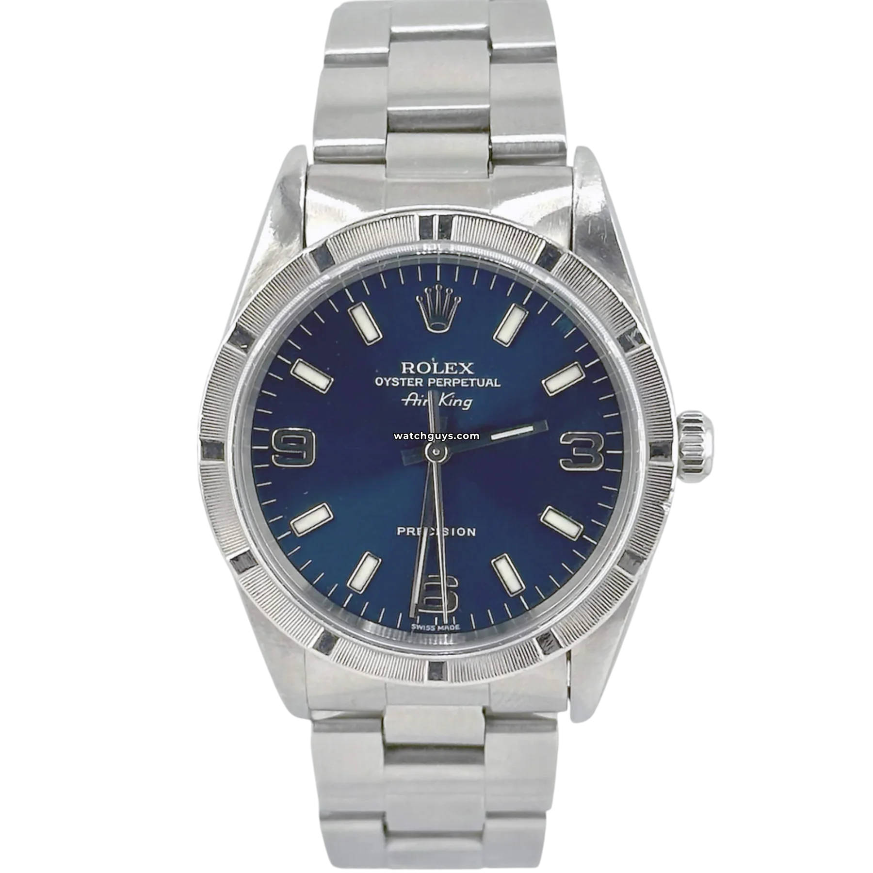 Women's Rolex Fashionable Design Watches-Rolex Air-King 14010 Blue