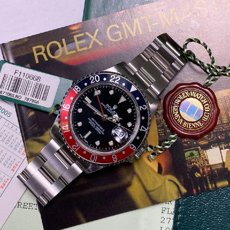 Women's Rolex Birthday Watches-Rolex GMT Master II 16710 Coke (2004)