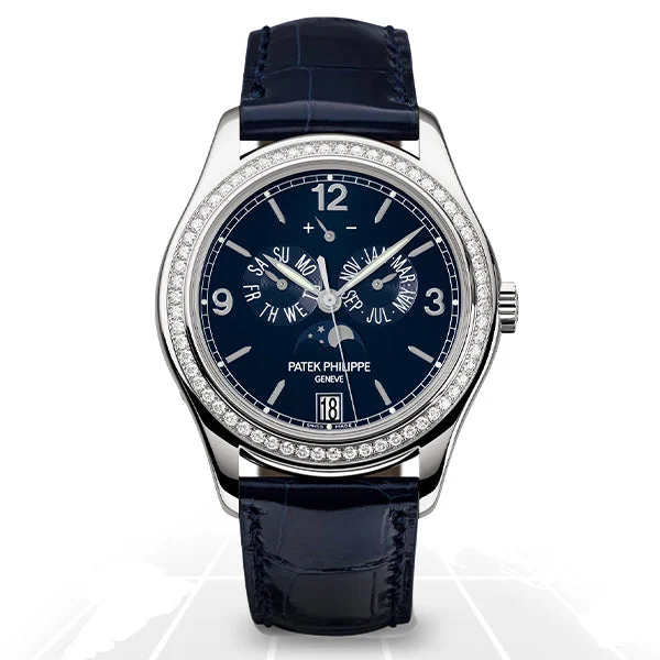 Men's Patek Philippe Watches with Smart Features-Patek Philippe	Complications Annual Calendar Moon Phase	5147G-001