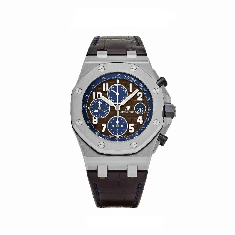 Men's Audemars Piguet Christmas Gift Style Watches-Audemars Piguet Royal Oak Offshore Chronograph 26470ST.OO.A099CR.01.A Selfwinding Stainless Steel Brown Dial (2022)