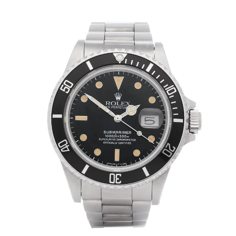 men's Rolex watches with telemeter scale -​Rolex Submariner Date 168000 (Pre-Owned)