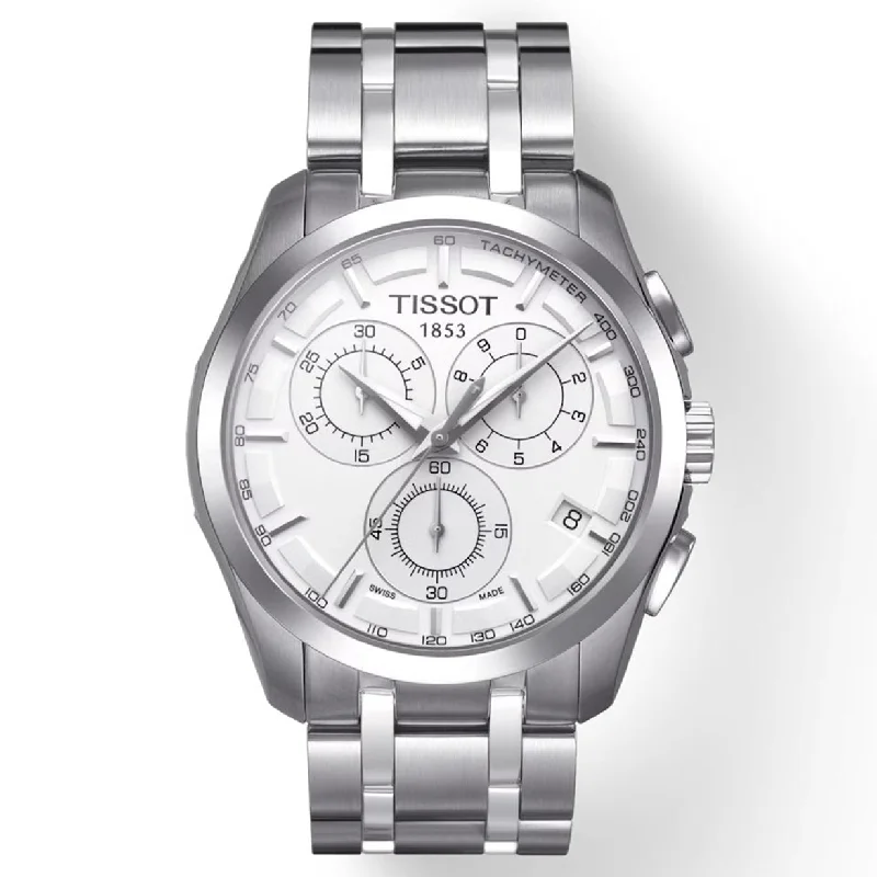 Women's Heritage Watches for Birthday Gifts-Tissot T-Classic Silver Dial Men 41mm