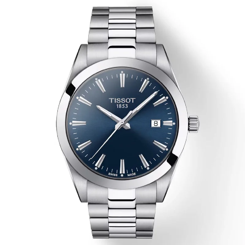 Women's Heritage Watches with Limited Edition-Tissot T-Classic Blue Dial Men 40mm