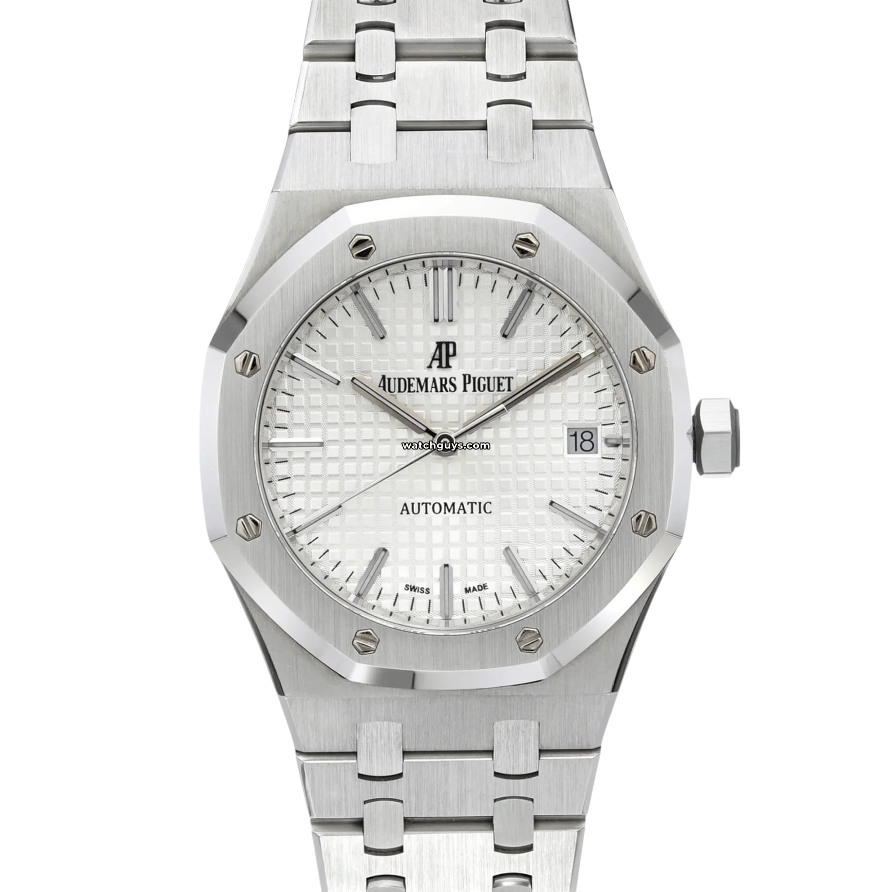 Women's Rolex Wedding Watches for Bride-Audemars Piguet Royal Oak Silver 15450ST.OO.1256ST.01.A