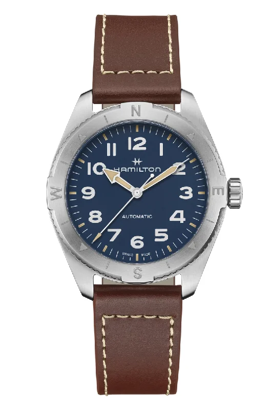 Men's Romantic Dinner Design Dress Watches for Valentine's Day-Hamilton Khaki Field Expedition Auto 41mm H70315540