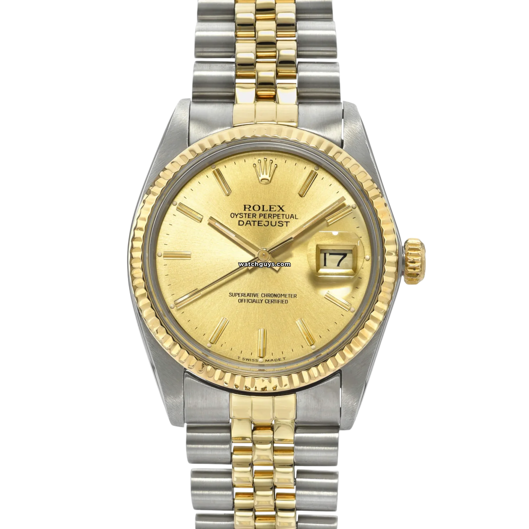 Women's Rolex Engagement Style Watches-Rolex Datejust 16013 Champagne