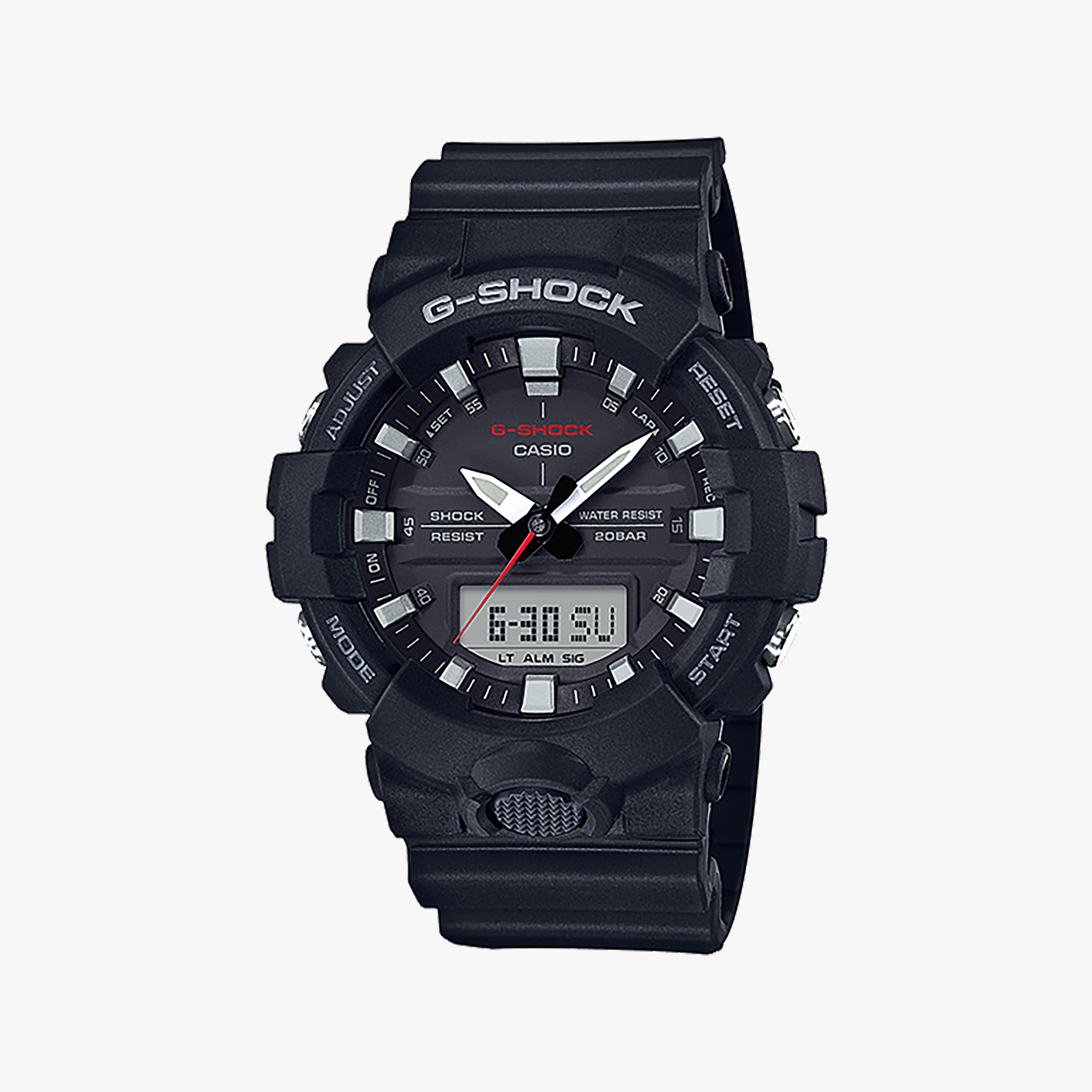 Men's Digital Watches with Morse Code Feature-CASIO G-SHOCK GA-800-1A - BOLD FUNCTIONALITY & SPORTY STYLE Men's Watch with Black Resin Band and Dual Time Display Men's Digital Watches with Morse Code Feature-CASIO G-SHOCK GA-800-1A - BOLD FUNCTIONALITY & SPORTY STYLE Men's Watch with Black Resin Band and Dual Time Display