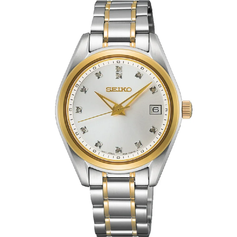 Men's Seiko Sophisticated Style Watches-Seiko Conceptual SUR582P Diamond Set