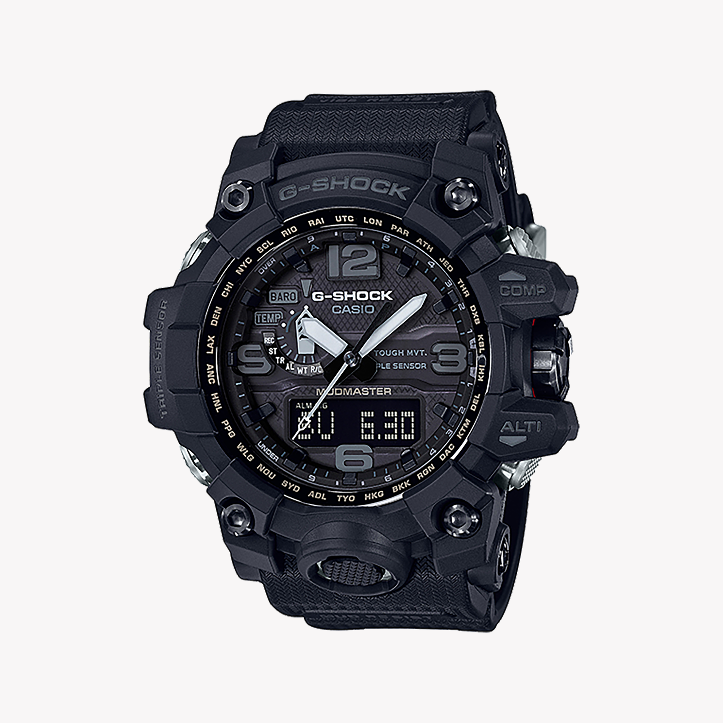 Men's Digital Watches with Countdown Timer-GWG-1000-1A1DR G-SHOCK ADVENTURER - RUGGED RESILIENCE WITH ELEGANT STYLE