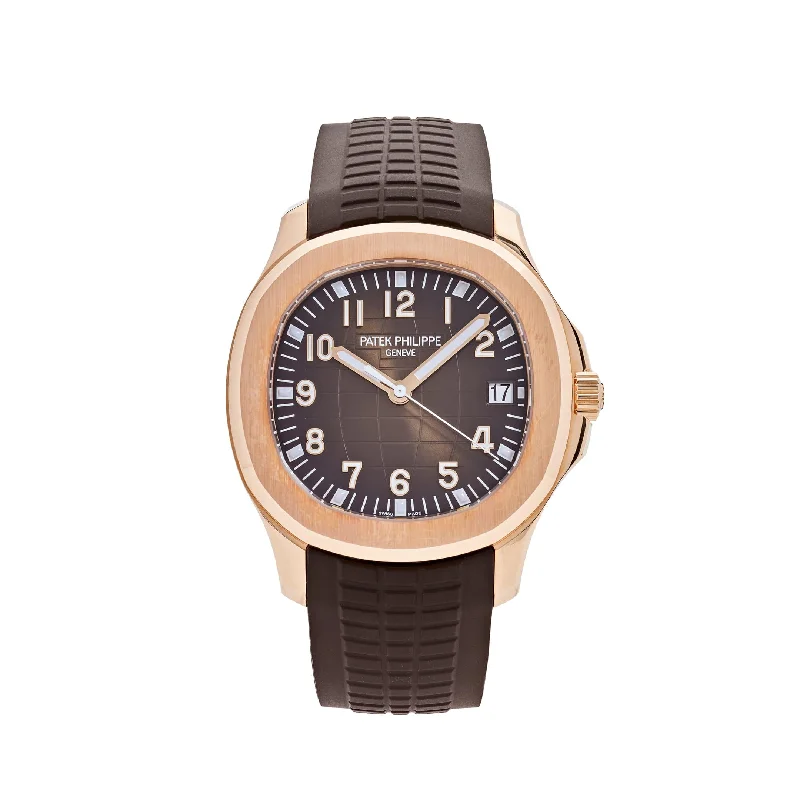 Men's Patek Philippe Watches for Navigation Instruments-Patek Philippe Aquanaut 5167R-001 Rose Gold Brown Dial (2024)