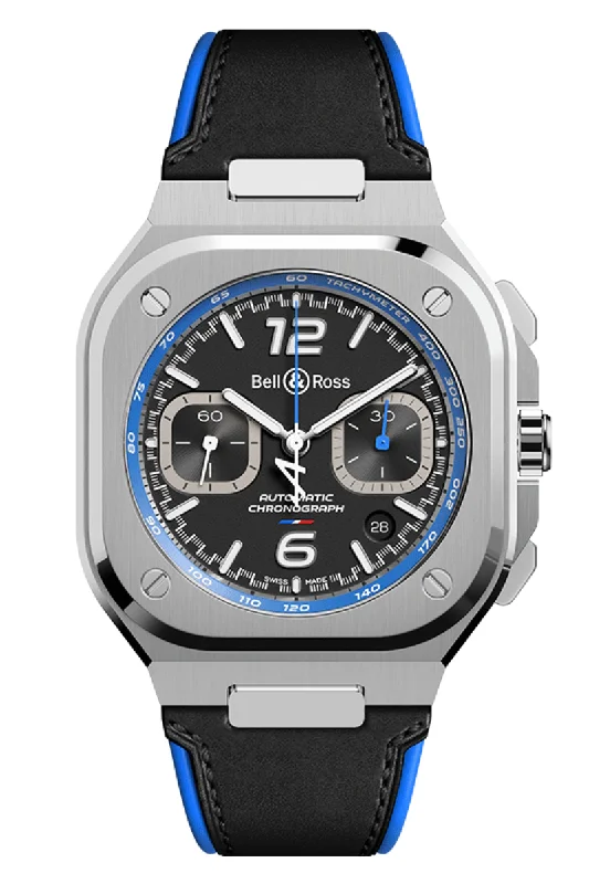 Men's Handmade Dress Watches for Special Occasions-Bell & Ross BR05 Chrono A523 Steel Limited Edition BR05C-A523-ST/SCA