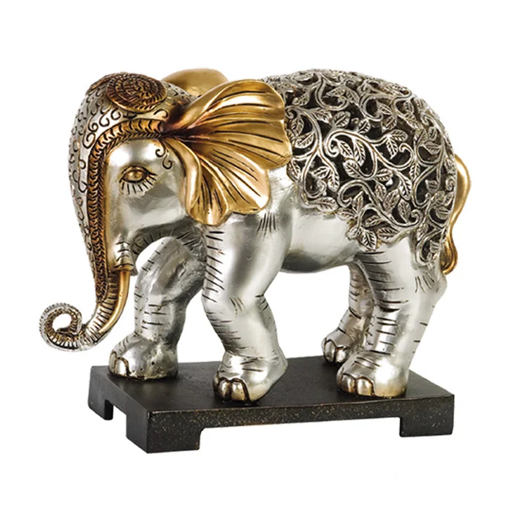 Master Clock Systems for Synchronized Timekeeping-Asian decoration vintage polyresin decorative elephant A0447