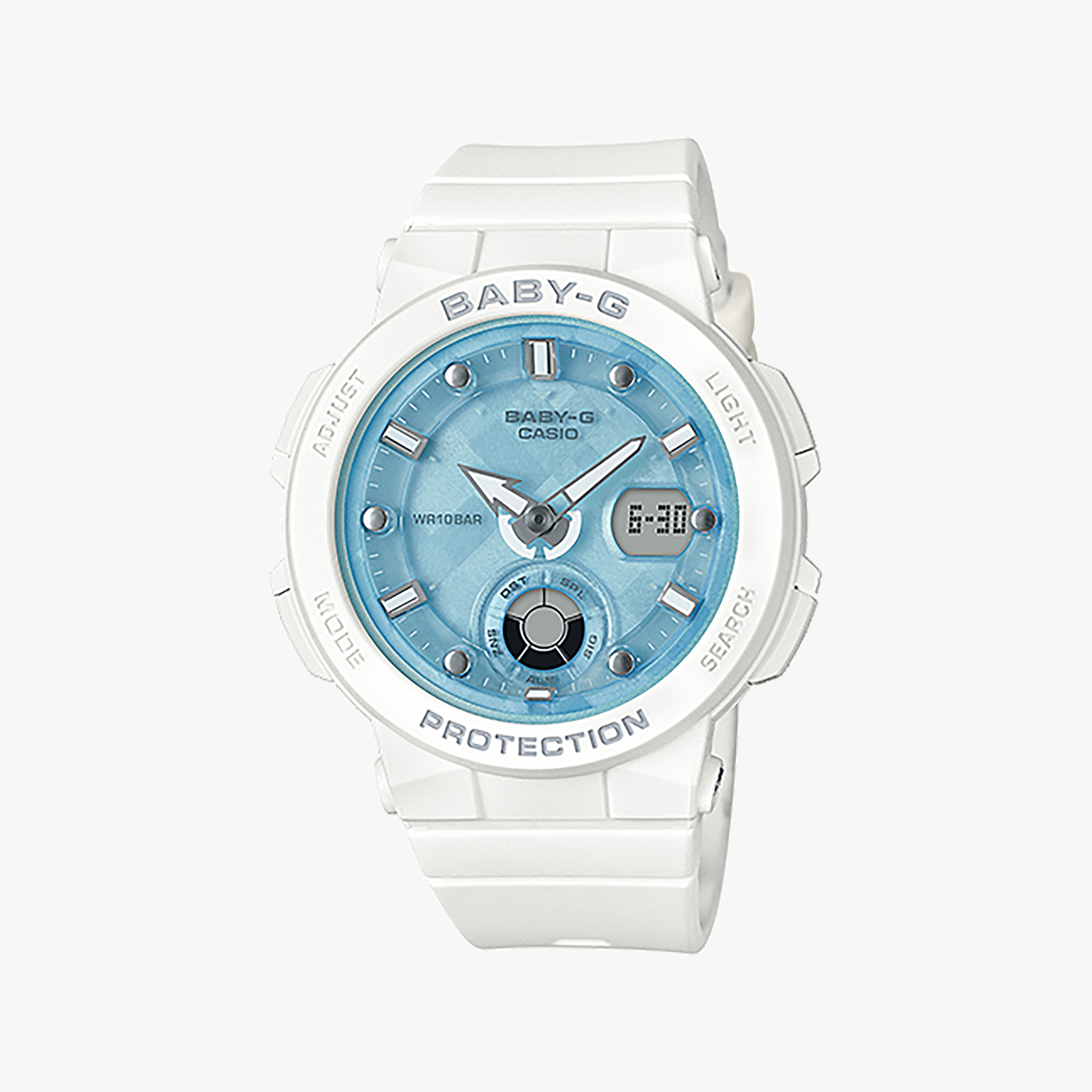Men's Digital Watches for Temperature Monitoring-CASIO BABY-G BGA-250-7A1DR - SPORTY ELEGANCE FOR THE ACTIVE WOMAN