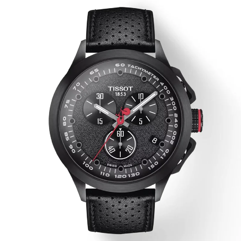 Women's Heritage Watches for Mountain Climbing-Tissot Special Collections Black Dial Men 45mm