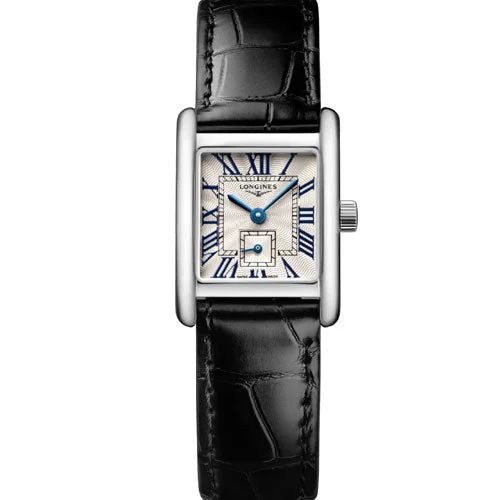 Women's Pilot Watches with Special Edition Style Inspiration-Longines Mini Dolcevita Silver Flinque Dial Women 21.5mm
