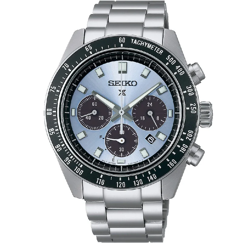 Men's Seiko Holiday Season Design Watches-Seiko Prospex SSC935P Speedtimer Solar Chronograph