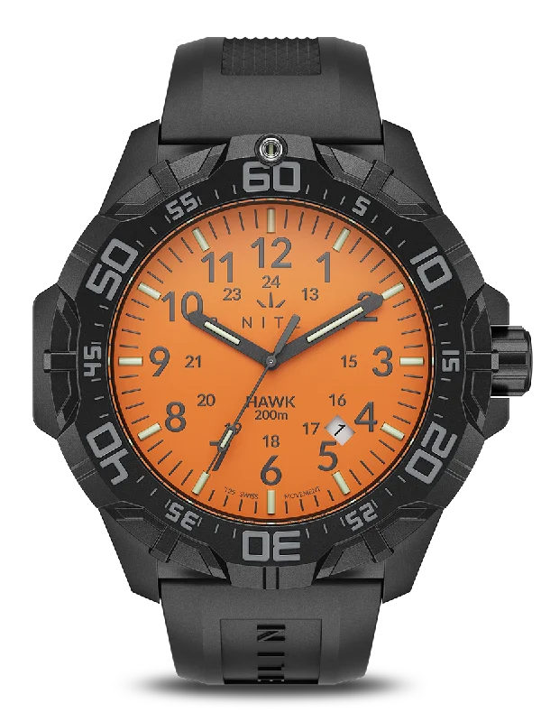 Men's Military Watches for Search and Rescue Teams-HAWK FLARE