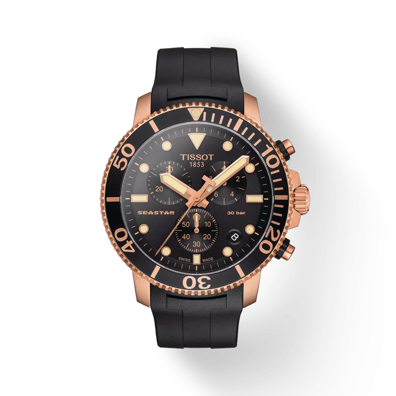 Men's Chronograph Watches for Sale-Tissot Seastar 1000 T1204173705100 Watch for Men