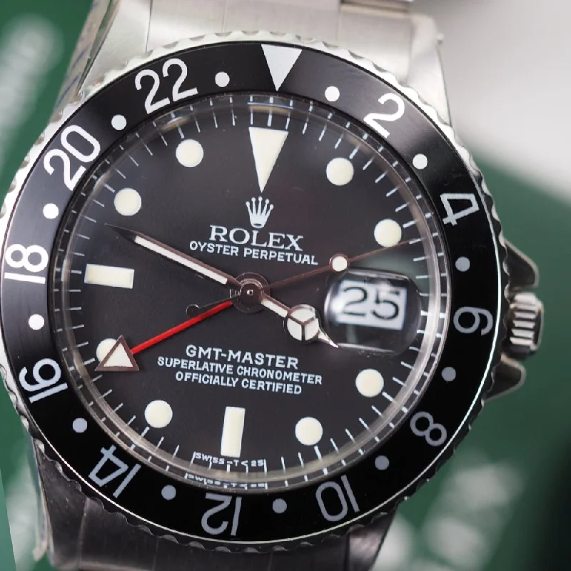 Women's Rolex Unique Shape Watches-Rolex GMT Master 1675 (1972)
