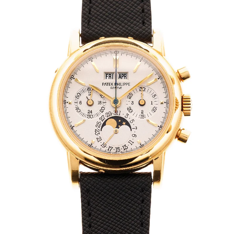 Men's Patek Philippe Watches with UV Sensor-Patek Philippe Yellow Gold Chronograph Ref. 3970, Fourth Series