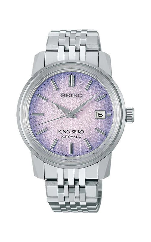 Men's Seiko Engraved Style Watches-SEIKO King Seiko SJE107J1