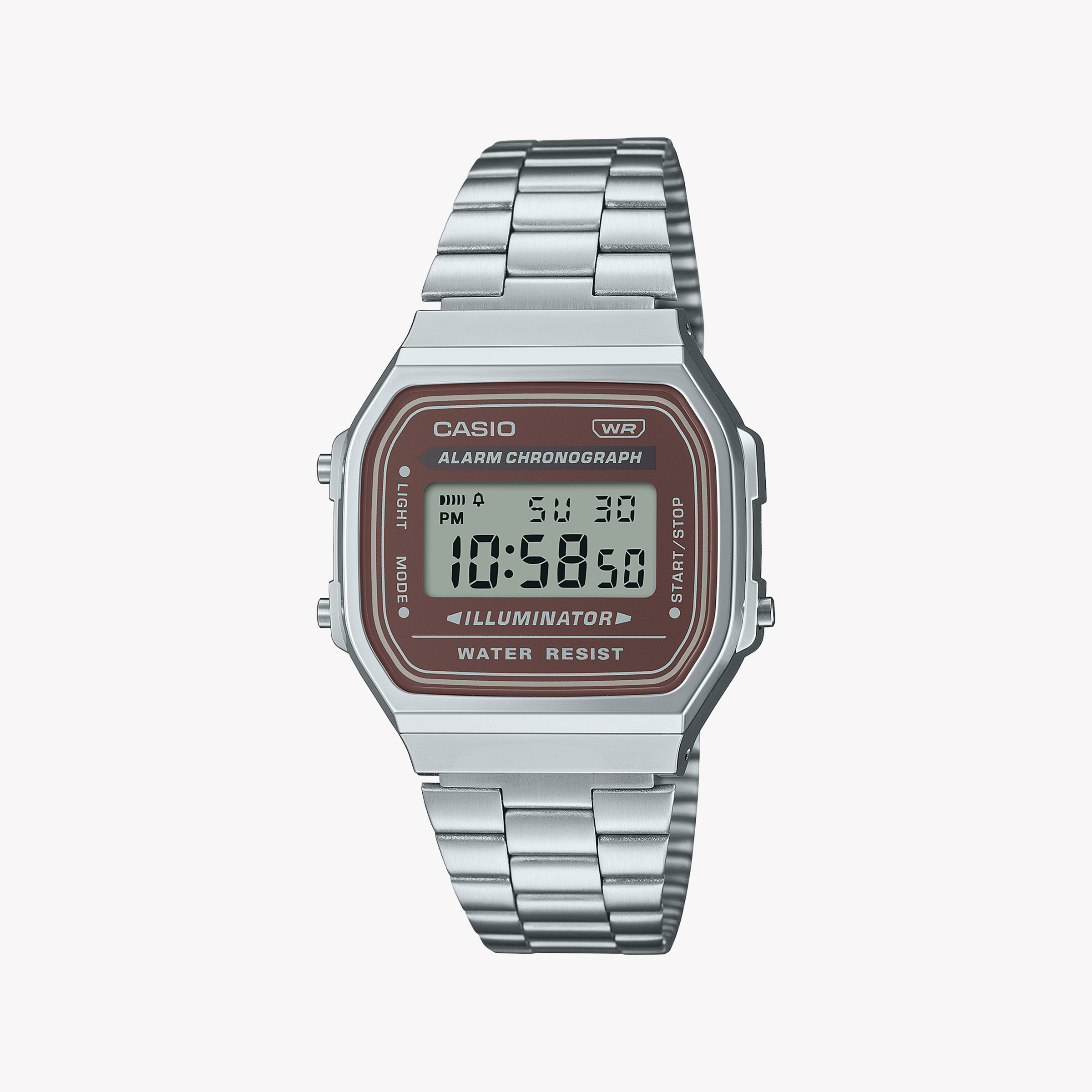 Men's Digital Watches for Timeless Style-CASIO A168WA-5AYDF - TIMELESS SIMPLICITY WITH MODERN ELEGANCE Unisex Watch in Sleek Silver Finish and Versatile Functions