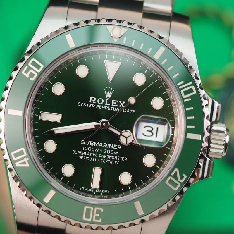 Women's Rolex High-End Design Watches-Rolex Submariner 116610LV Hulk (2017)