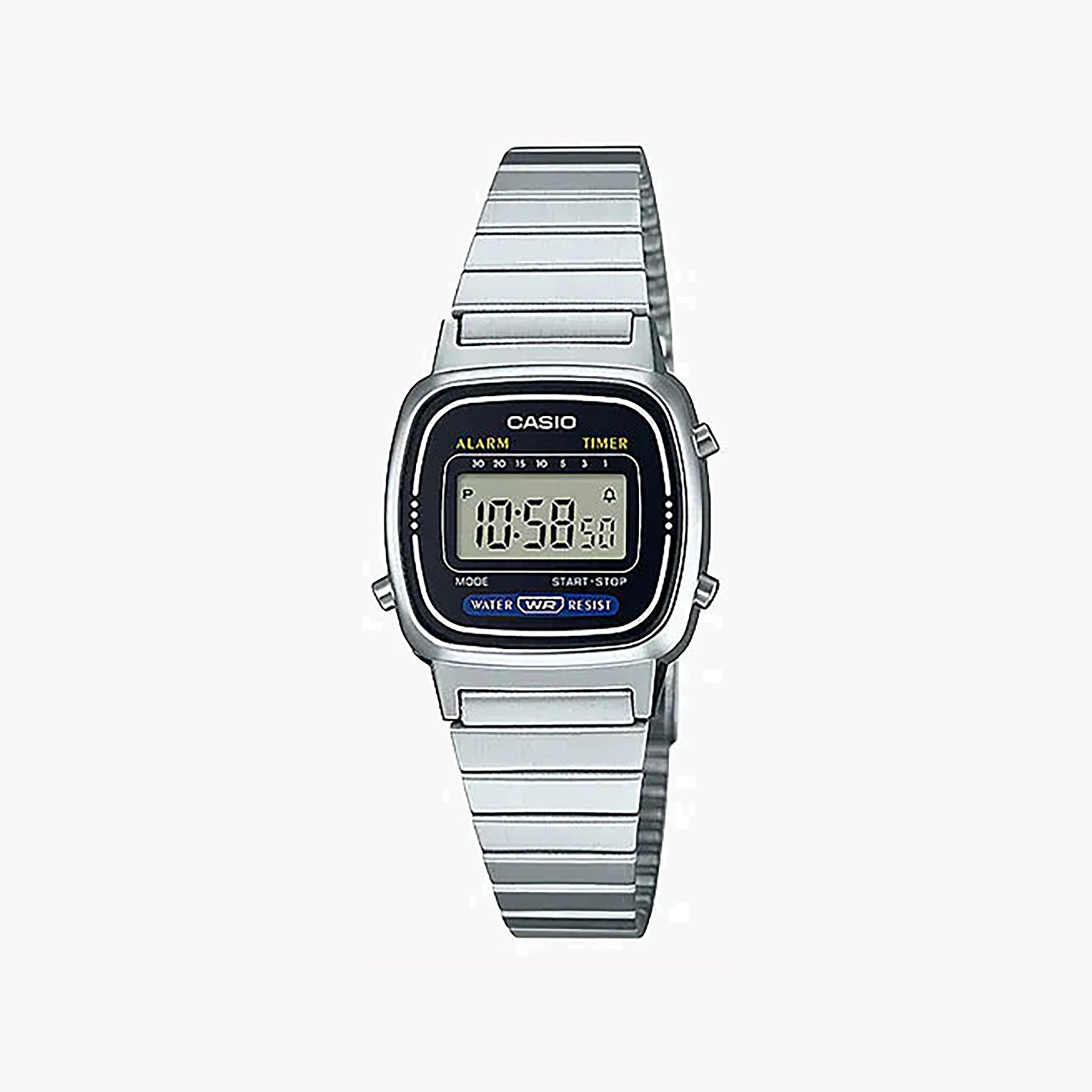 Men's Digital Watches for Retro Charm-CASIO LA670WD-1DF - SPORTY ELEGANCE FOR AN ACTIVE LIFESTYLE Women's Stainless Steel Digital Watch