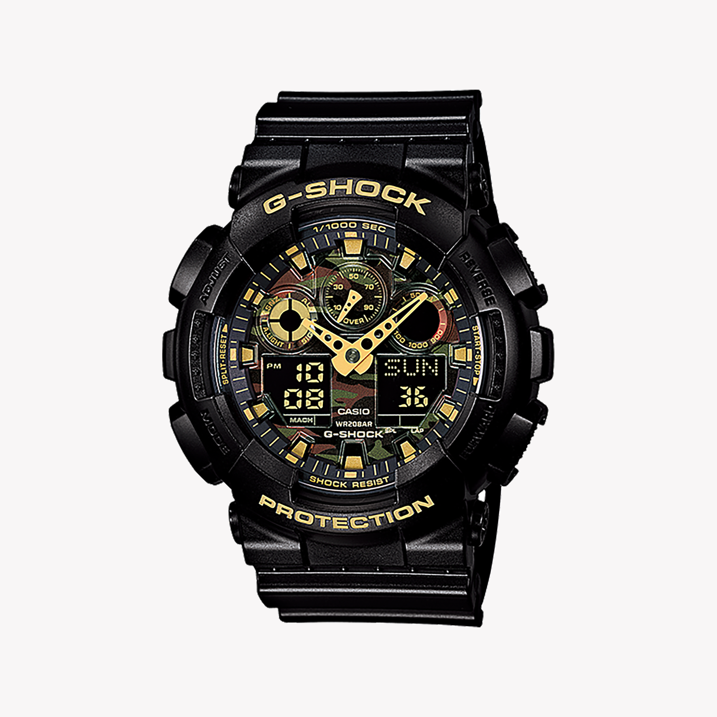 Men's Digital Watches with Barometer Calibration-G-SHOCK GA-100CF-1A UNSTOPPABLE STYLE - RUGGED BLACK MEN'S WATCH FOR ADVENTURE & FASHION