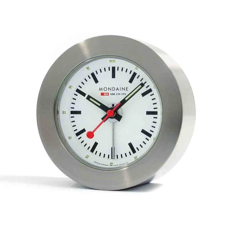 Desk Clocks for Personal Use-Mondaine Table Clock