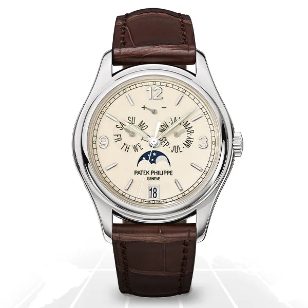 Men's Patek Philippe Watches for Aviation Enthusiasts-Patek Philippe	Complications Annual Calendar Moon Phase	5146G-001