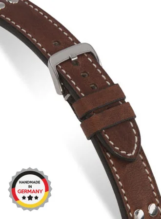 Women's Pilot Watches for Mountain Climbing-Chesterfield - Mahogany
