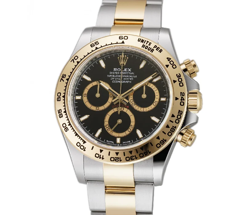 men's Rolex watches with open-heart design -40mm Steel and Yellow Gold Black Dial New Caliber 4131 men's Rolex watches with open-heart design -40mm Steel and Yellow Gold Black Dial New Caliber 4131