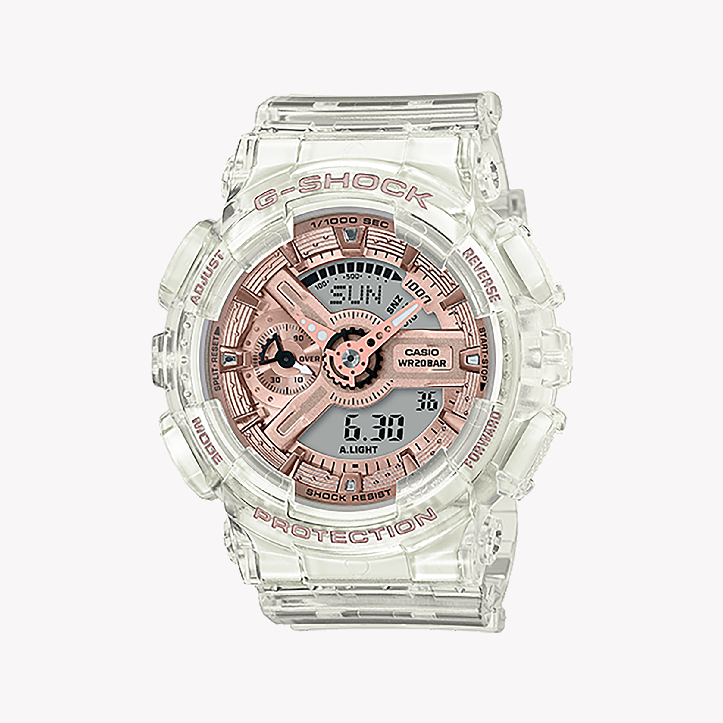 Men's Digital Watches with Laser Engraving-G-SHOCK Women's White Resin Watch, Digital | GMA-S110SR-7ADR