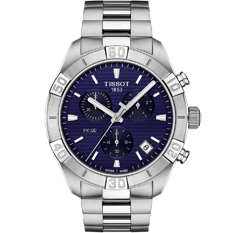Men's Quartz Watches for Modern Aviation-TISSOT, PR 100 SPORT