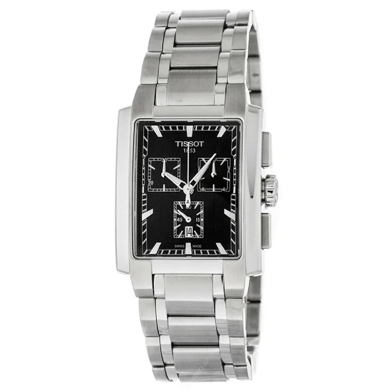 Women's Heritage Watches with Luxury Materials-Tissot T-Classic Black Dial Men 33mm