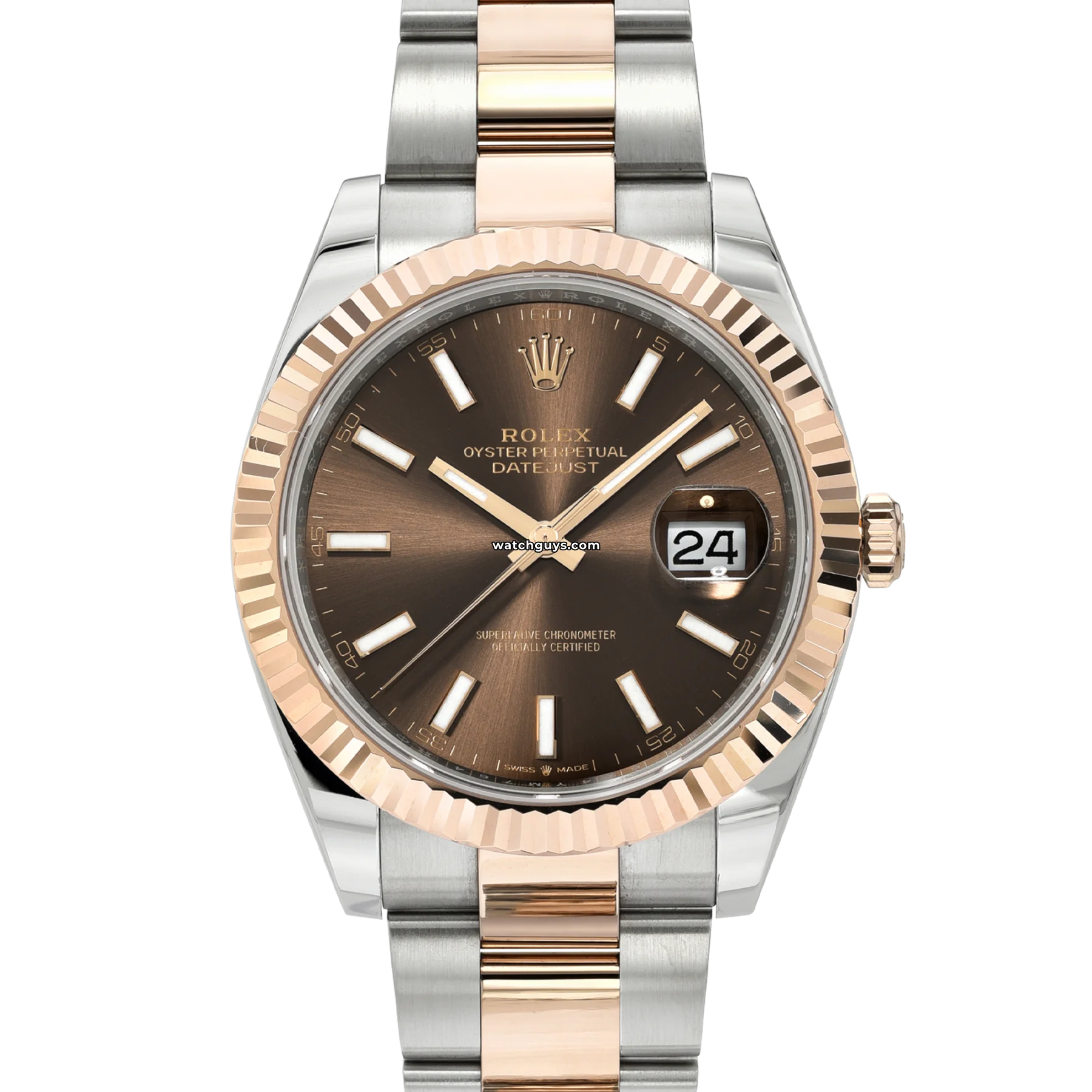 Women's Rolex New Year's Eve Style Watches-Rolex Datejust 126331 Chocolate Oyster