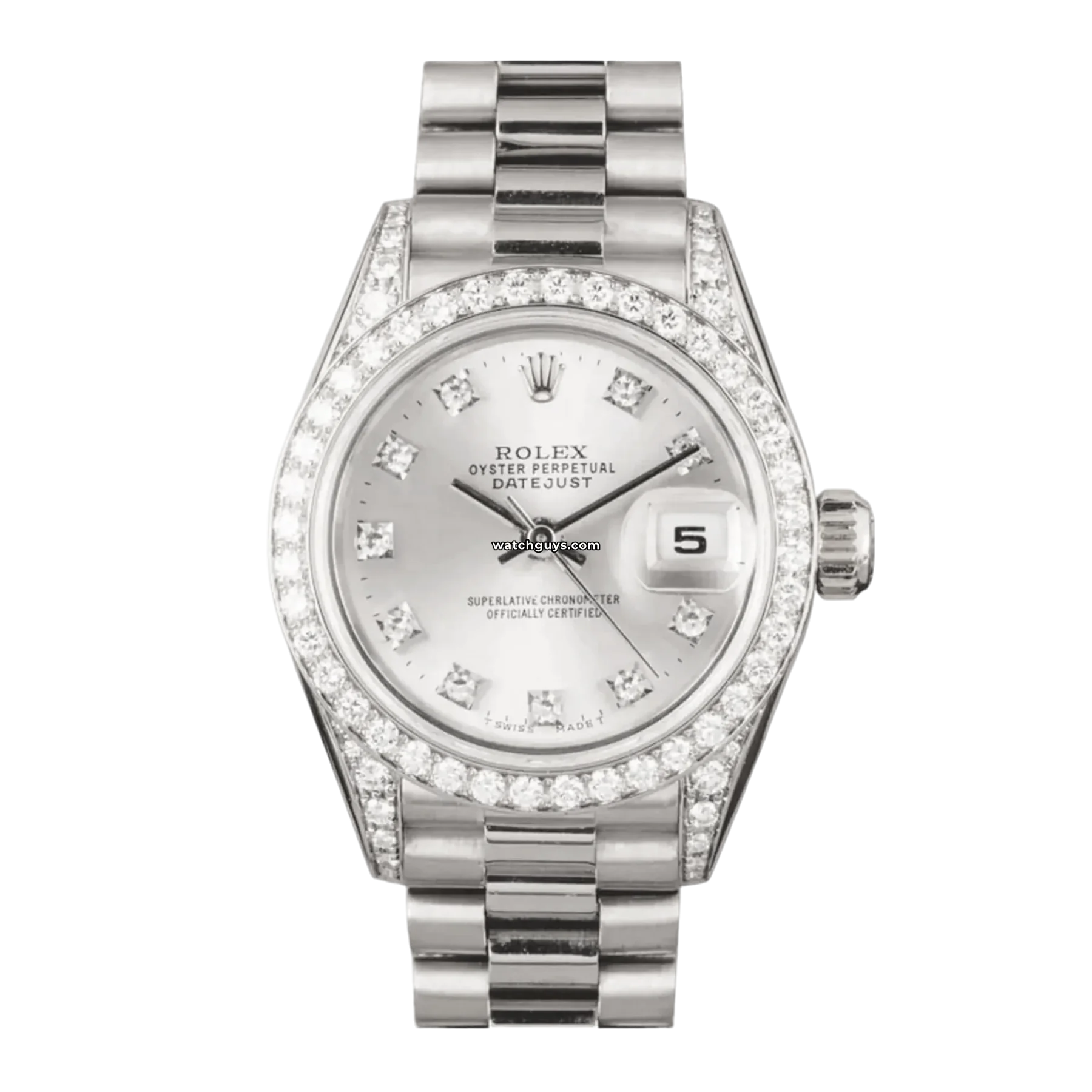 Women's Rolex Medium Size Watches-Rolex Datejust 69159 Diamond Dial