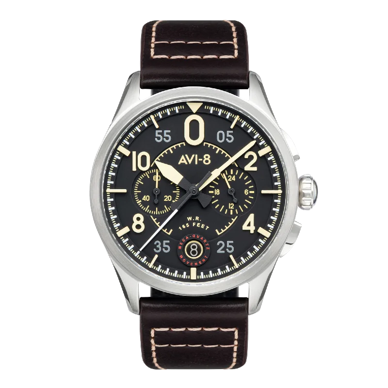 Men's Chronograph Watches with Classic Design-MIDNIGHT OAK