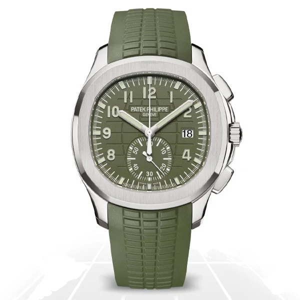 Men's Patek Philippe Watches with Heart Rate Monitoring-Patek Philippe	Aquanaut Flyback Chronograph	5968G-010