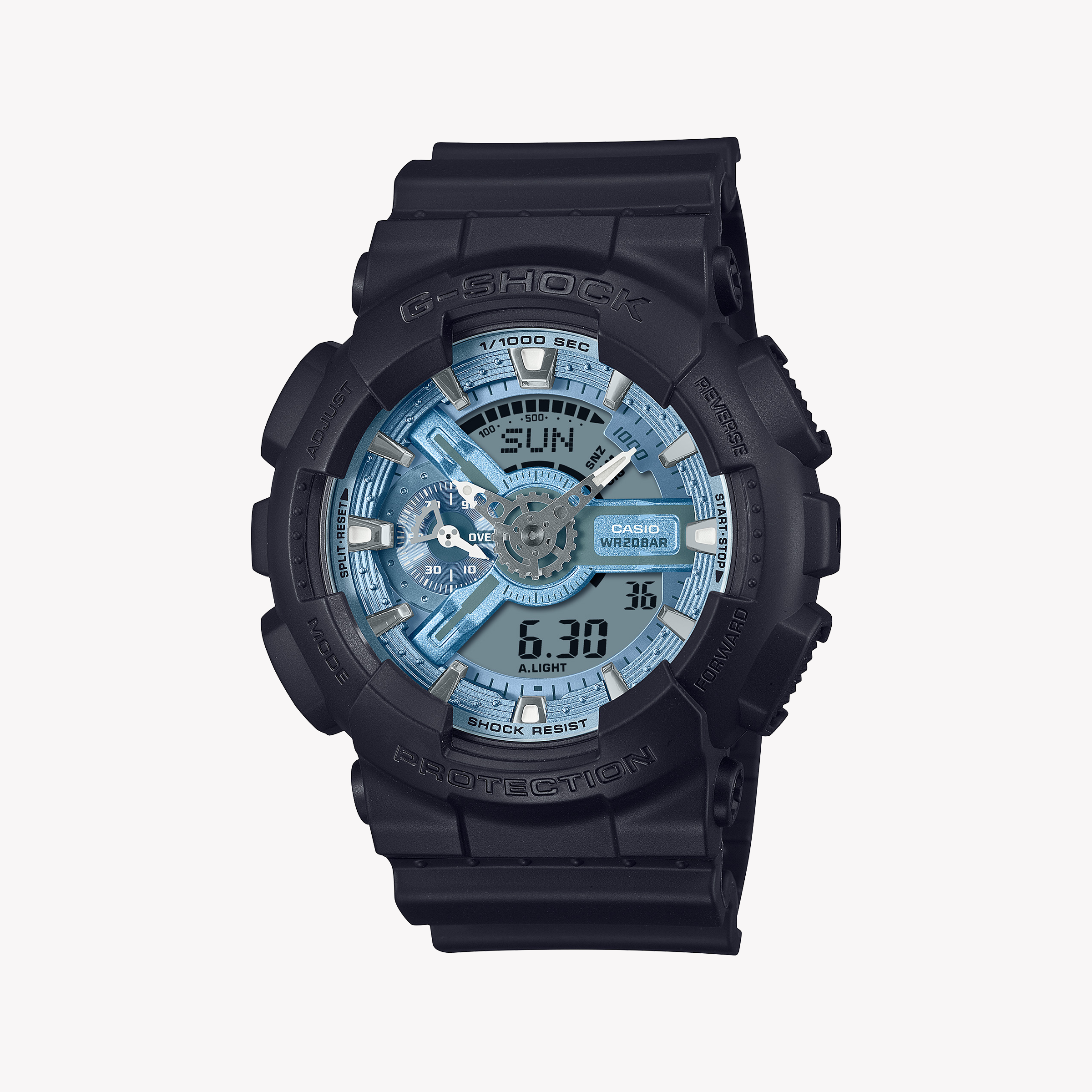 Men's Digital Watches with Heart Rate Monitoring-G-SHOCK Men's Black Resin Watch, Digital Dial | GA-110CD-1A2DR