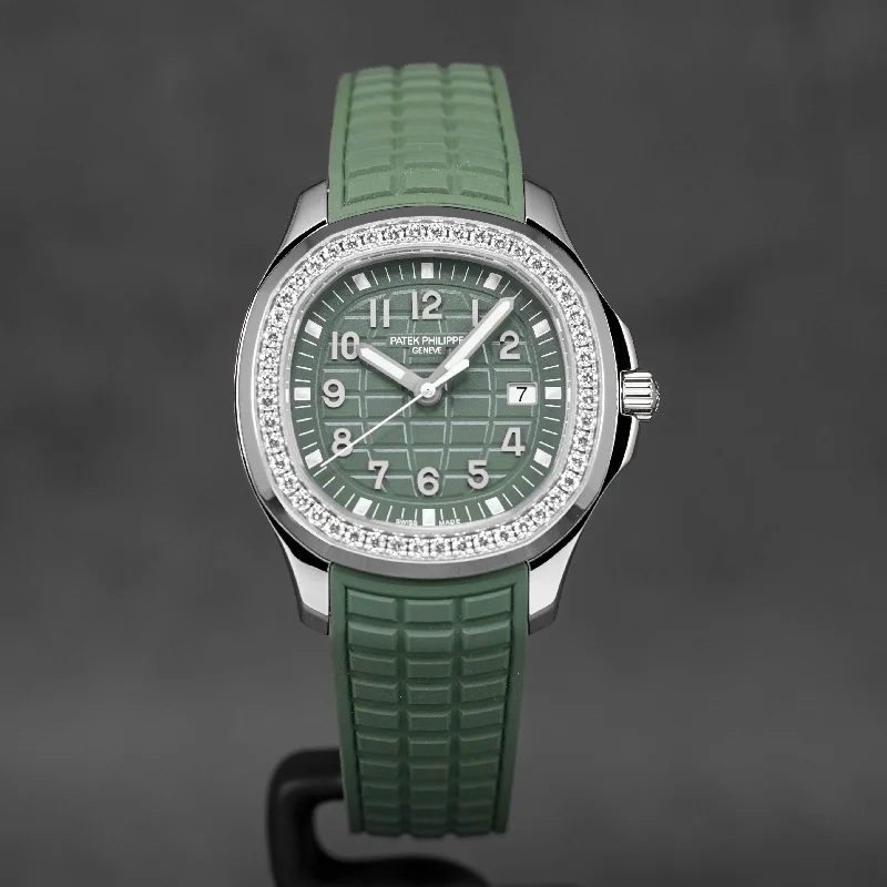 Men's Patek Philippe Watches with Smart Features-AQUANAUT LUCE 5267/200A GREEN (2022)