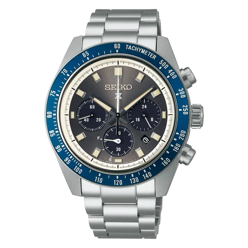 Women's Chronograph Watches for Workouts-Seiko Prospex Grand Touring Solar Speedtimer Chronograph - SSC939P1