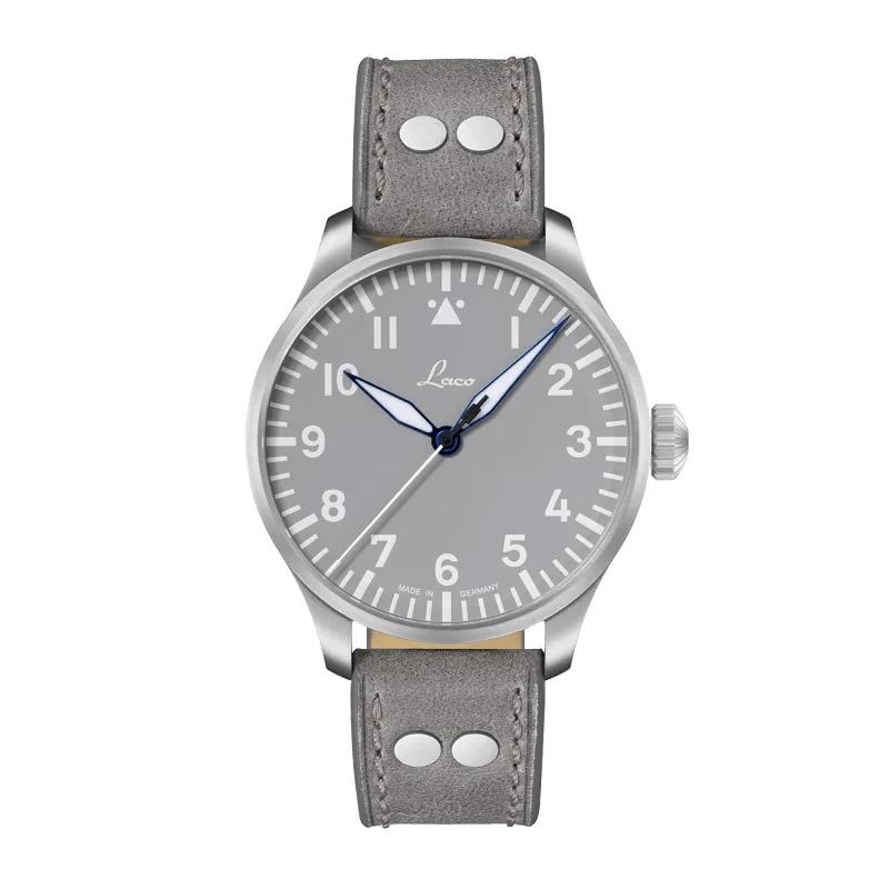 Pilot Watches for Men with Swiss Made Quality-Pilot Basic Augsburg Grau 42 862158