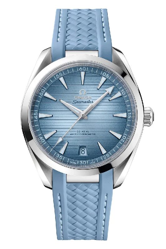 Men's Quartz Movement Dress Watches for Precision Timekeeping-Omega Seamaster 75th Anniversary Aqua Terra 150M Co‑Axial Master Chronometer 220.12.41.21.03.008