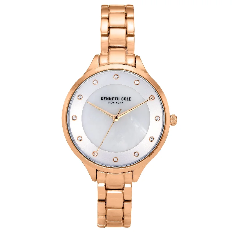 Kenneth Cole Ladies Rose Gold Watch KC50940002