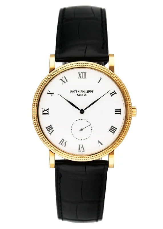 Men's Patek Philippe Watches with Countdown Timers-Patek Philippe Calatrava 3919J Mens Watch
