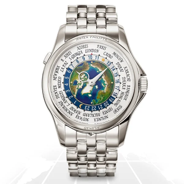 Men's Patek Philippe Watches for Collectors-Patek Philippe	Complications World Time	5131/1P-001